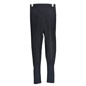 Athleta Mudra 7/8 Tight Black Mesh Panel Leggings Women Size XS Yoga Workout